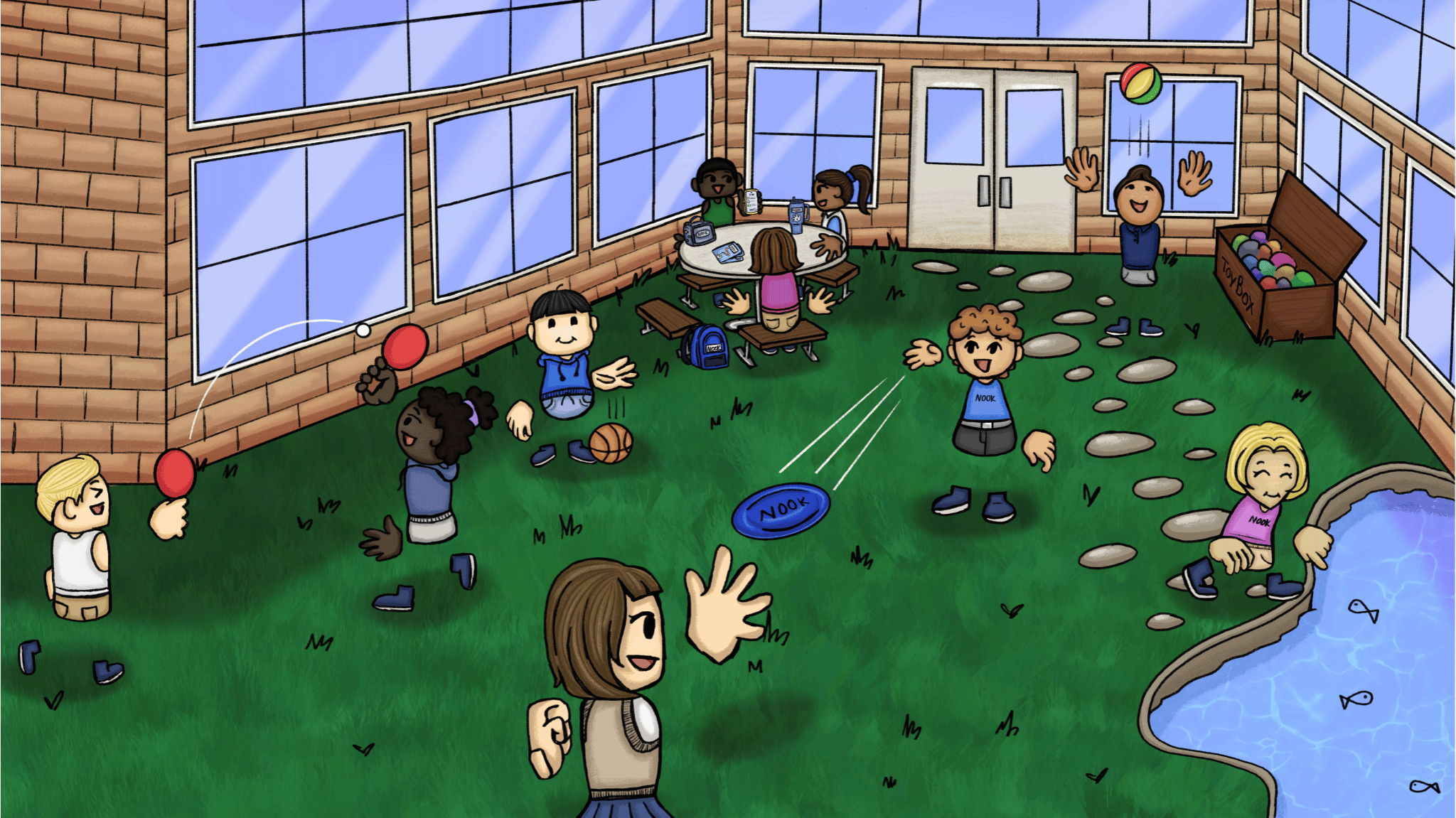 Nook landing background